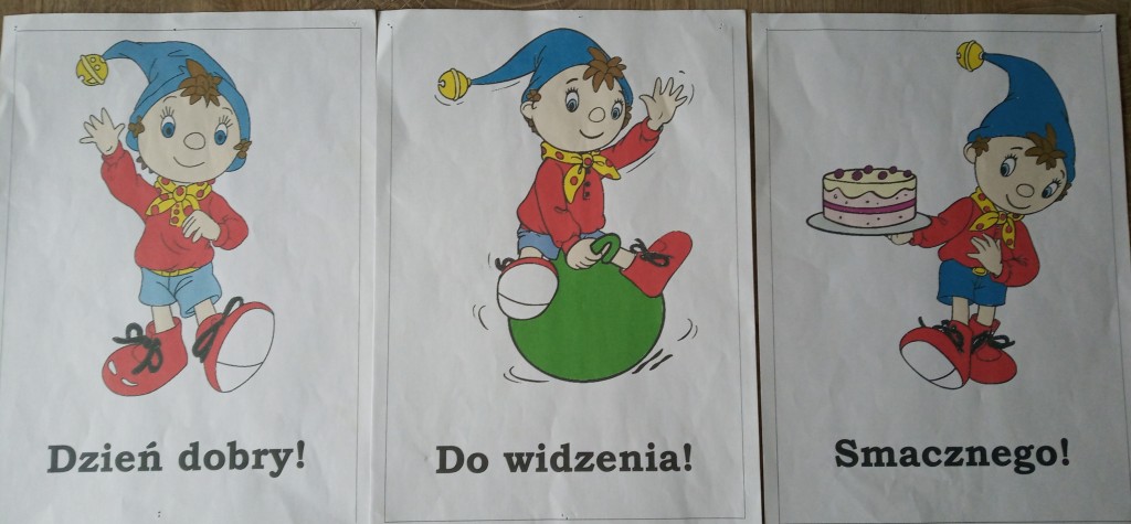 obrazki i słowa: dzień dobry, do widzenia, smacznego