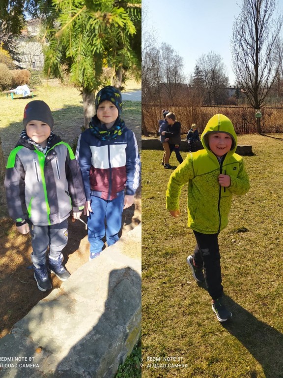 dzieci w ogrodzie