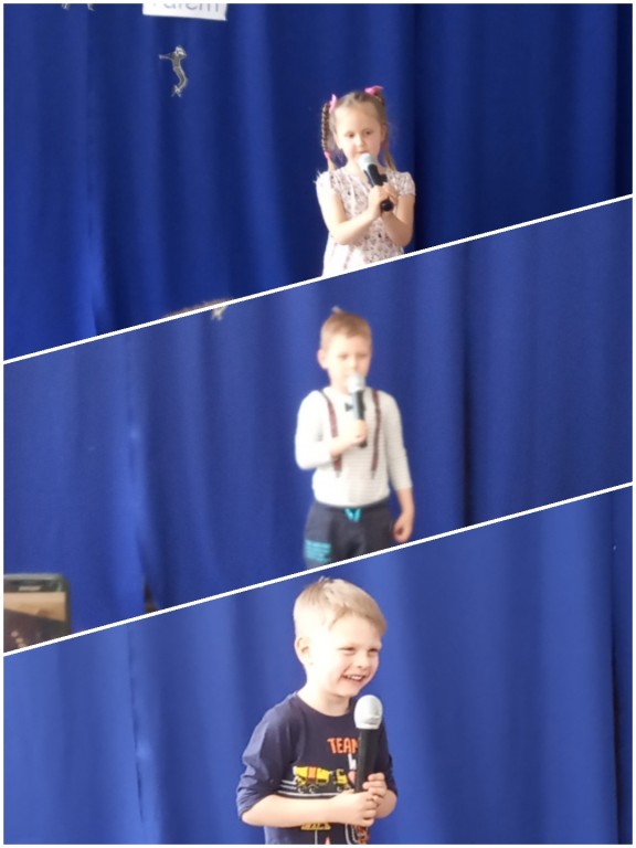 Dzieci z mikrofonem