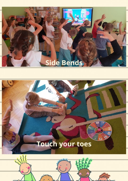 dzieci dotykają różne przedmioty angażując zmysły