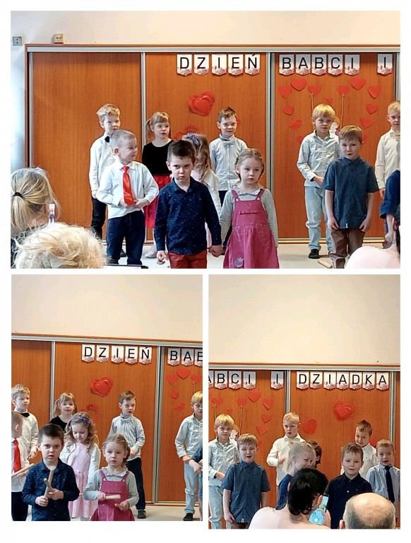 Występ dzieci z okazji dnia babci i dziadka