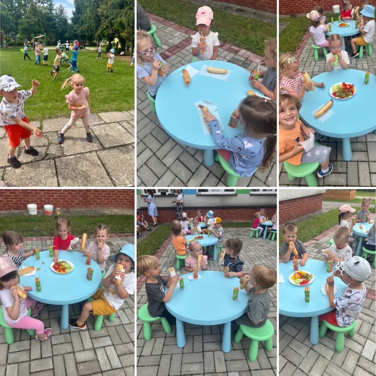 dzieci podczas posiłku