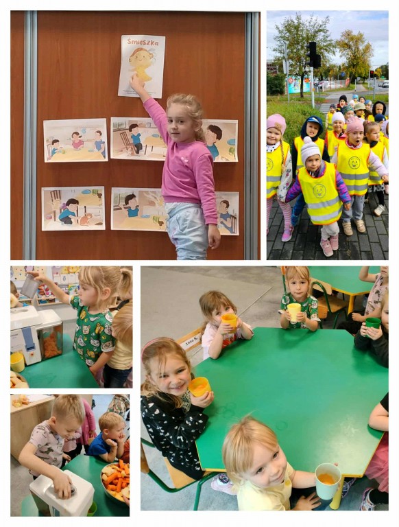 zdjęcia przedszkolaków na zajęciach