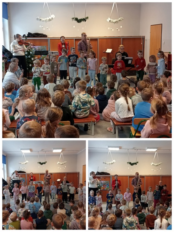 Dzieci grające na instrumentach 